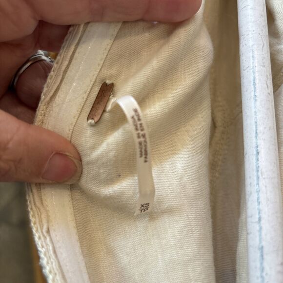 FREE PEOPLE Float On Ruffle Crop Tube Top Shirt XS Ivory boho festival ruffle - Picture 8 of 11